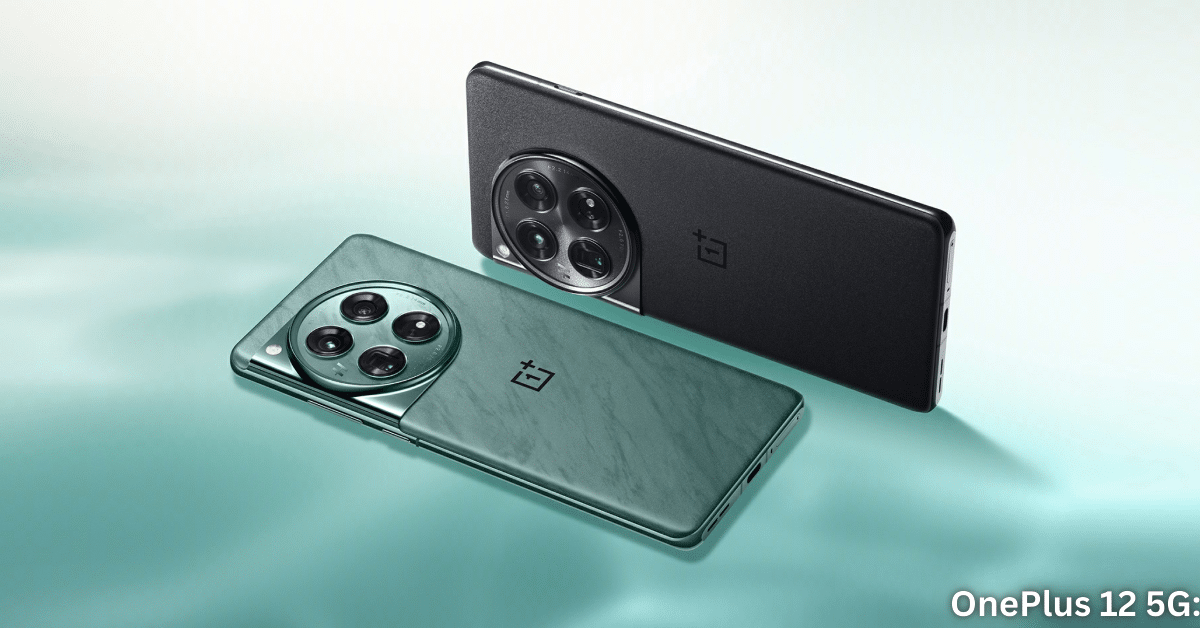 OnePlus 12 5G flagship smartphone in Flowy Emerald and Silky Black colors, showcasing Hasselblad quad-camera module, sleek design, and premium build for 2026 review.